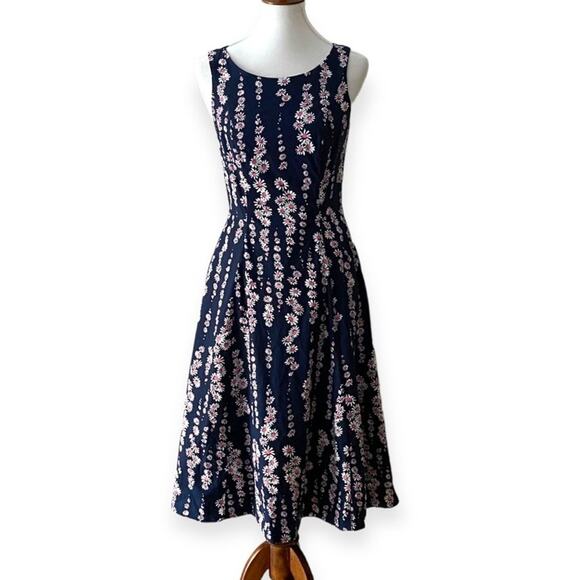 Boden Dress 4 Cotton Classic Retro Elena Trailing Daisy Vintage style Cottage - Picture 10 of 17